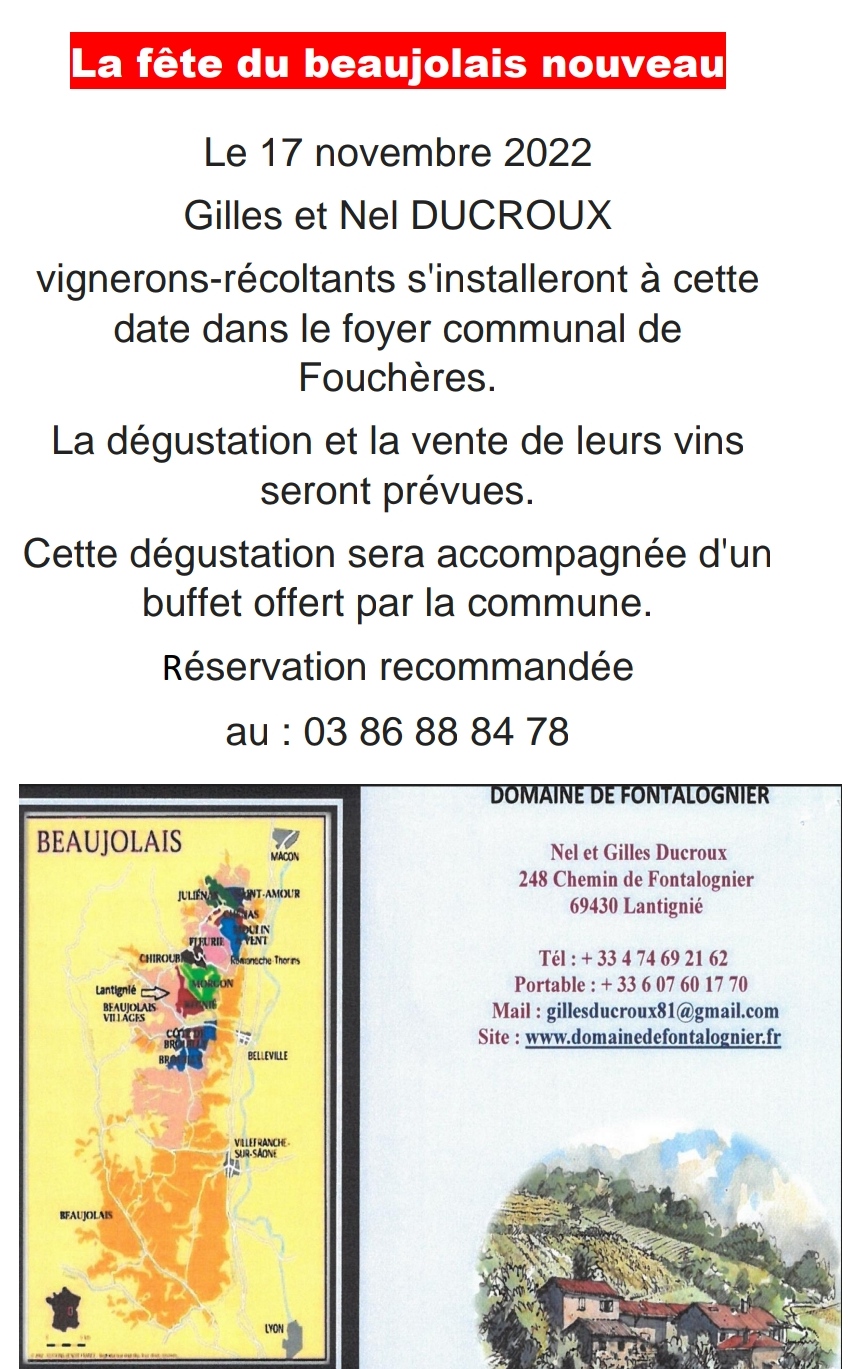 Beaujolais nouveau 